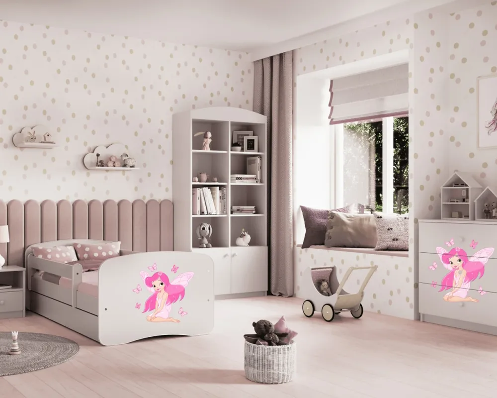 Łóżko Babydreams 140 z materacem lateksowym