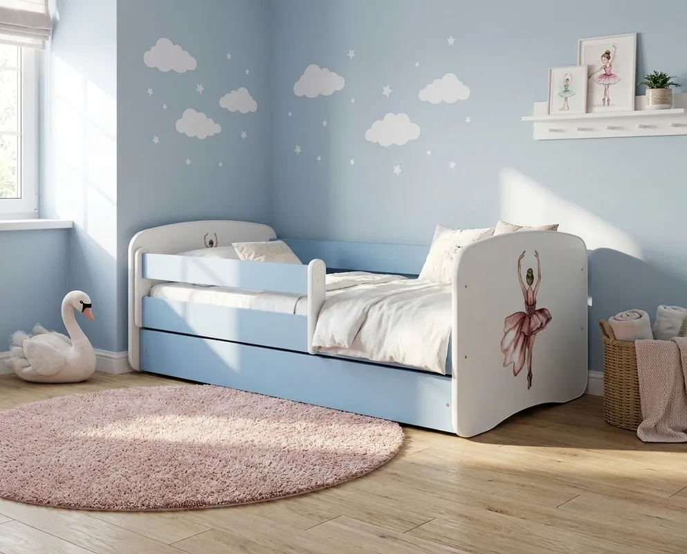 Łóżko Babydreams 140 z materacem lateksowym