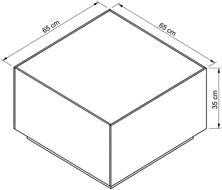Odkládací stolek Quadra