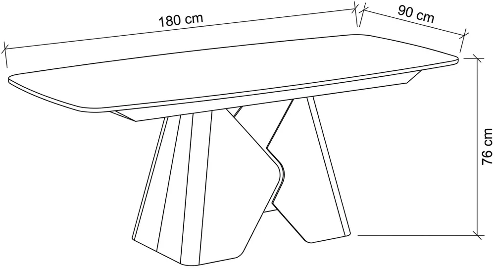 Rozkládací stůl Prisma 180 cm
