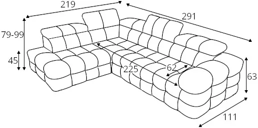 Narożnik lewostronny Buffalo