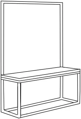 Věšák na oblečení Next 120 cm