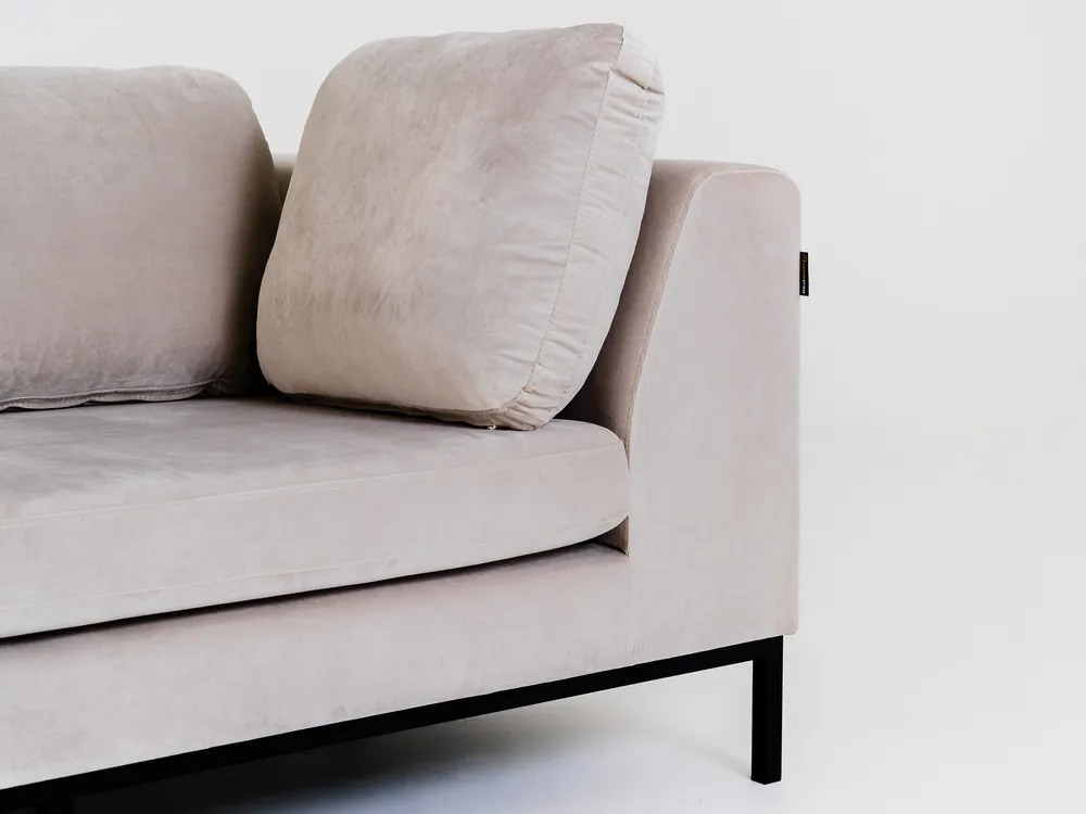 Sofa 2-osobowa ciemna pepita Ambient