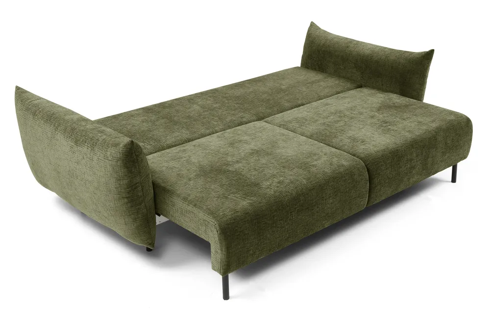 Sofa Adel z funkcją spania typu DL i pojemnikiem na pościel