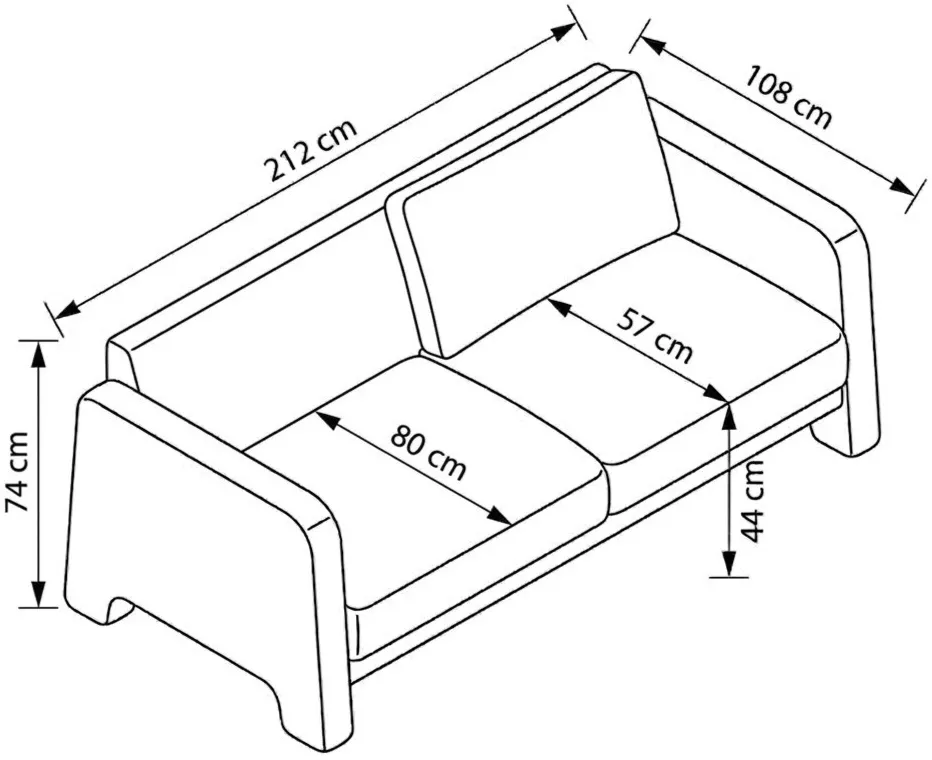 Sofa 3-osobowa Molta