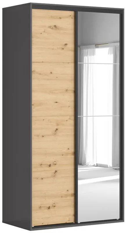 Šatní skříň Flex 120 s zrcadlem