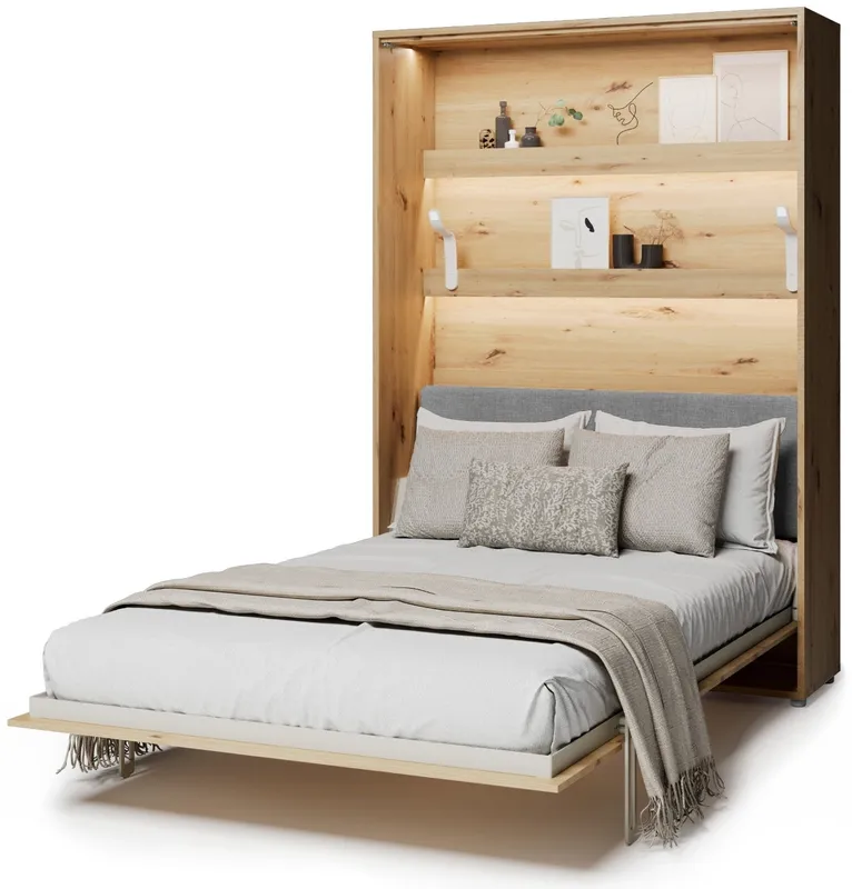 Półkotapczan elektryczny pionowy 140 z zagłówkiem Bed Concept