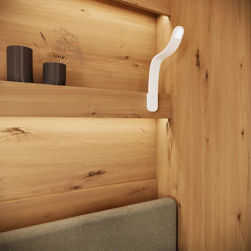 Półkotapczan elektryczny pionowy 140 z zagłówkiem Bed Concept