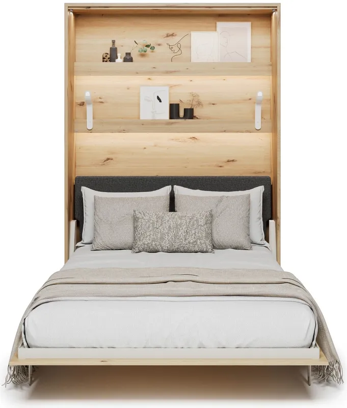 Elektrická sklápacia posteľ zvislá 140 s čelom postele Bed Concept