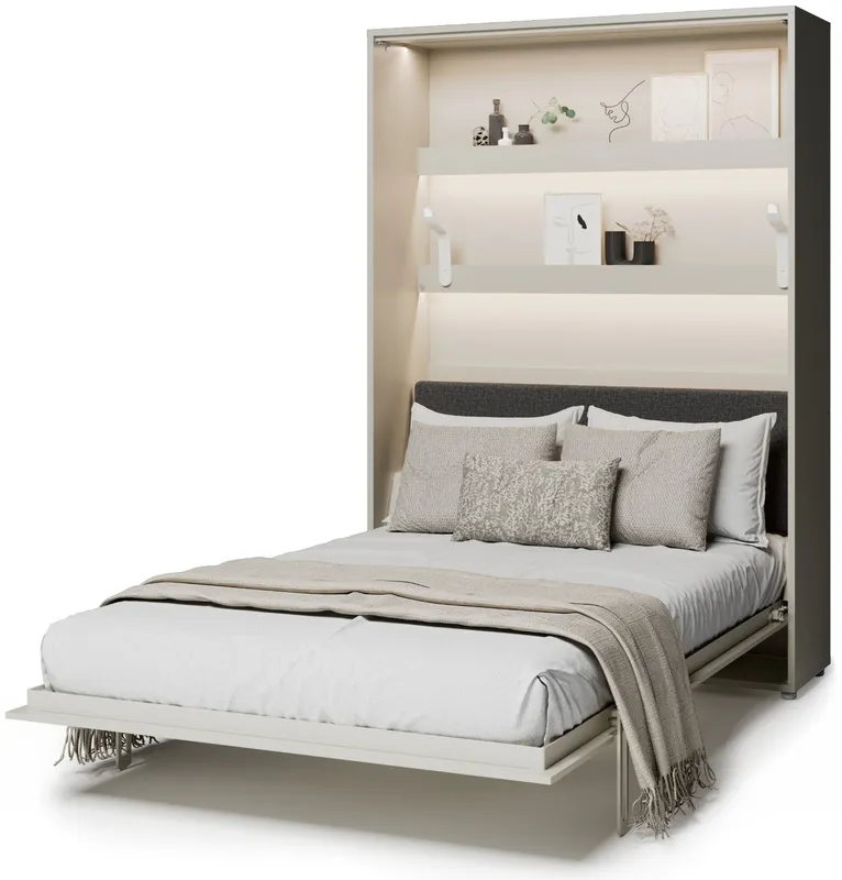 Elektrická sklápacia posteľ zvislá 140 s čelom postele Bed Concept