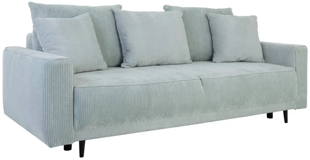 Sofa Larisa z funkcją spania i pojemnikiem na pościel 