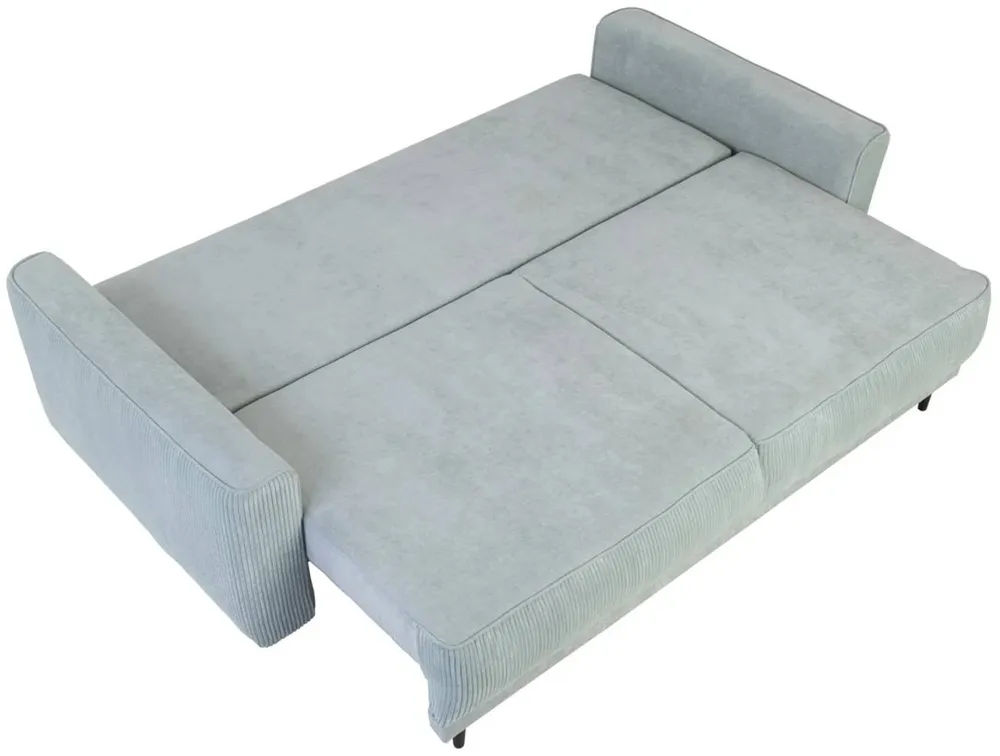 Sofa Larisa z funkcją spania i pojemnikiem na pościel 