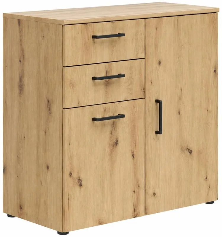 Komoda MultiDo 80 cm s 2 zásuvkami a 2 skrinkami