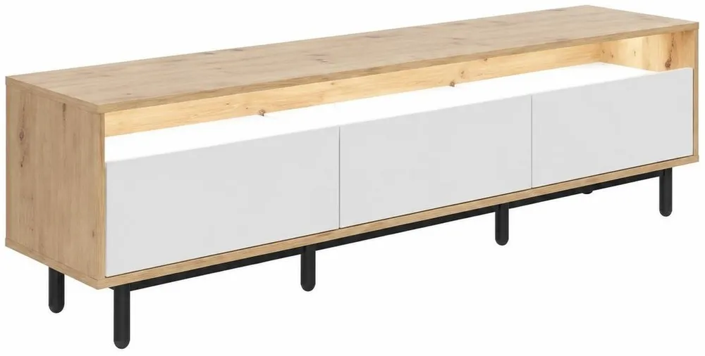 Szafka RTV Gap 190 cm z 3 szufladami