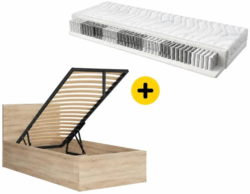 Sestava postel Tetrix B 90 a matrace Merida