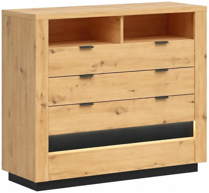 Komoda se zásuvkami do obývacího pokoje Ostia