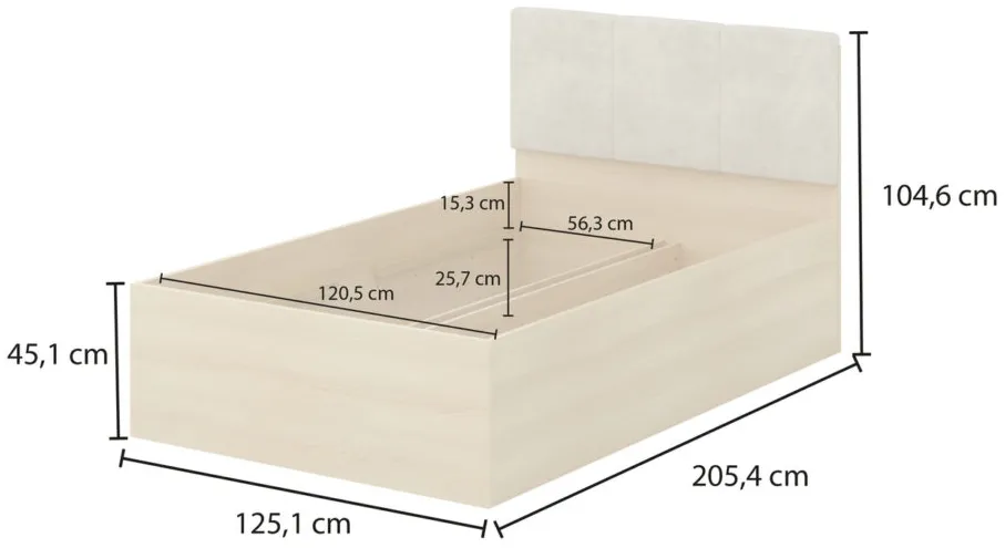Posteľ Terra 120