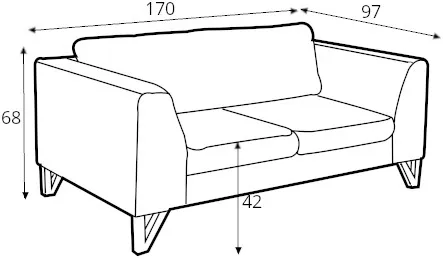 Sofa 2-osobowa Willy