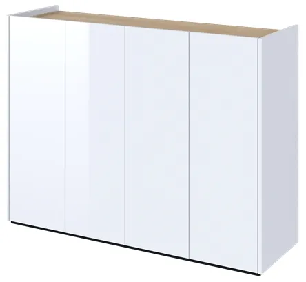 Komoda Easy štvordverová s LED osvetlením v balení