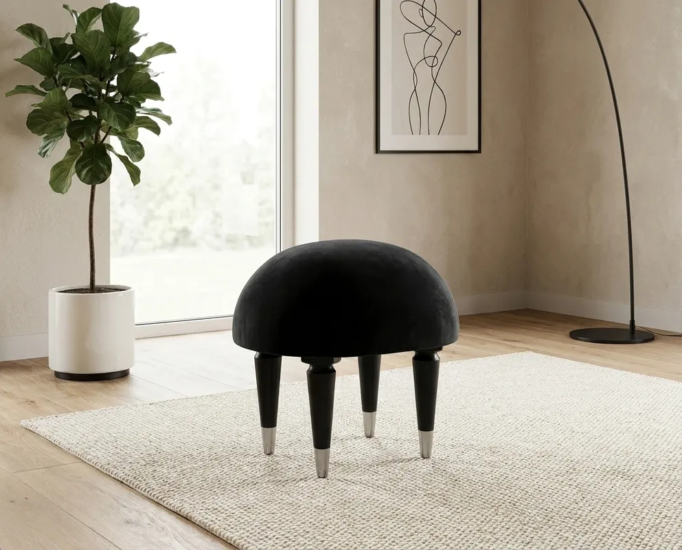 Čalouněný taburet Beetle