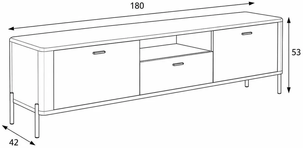 TV stolek Madera