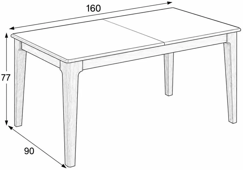 Stůl Madera 160