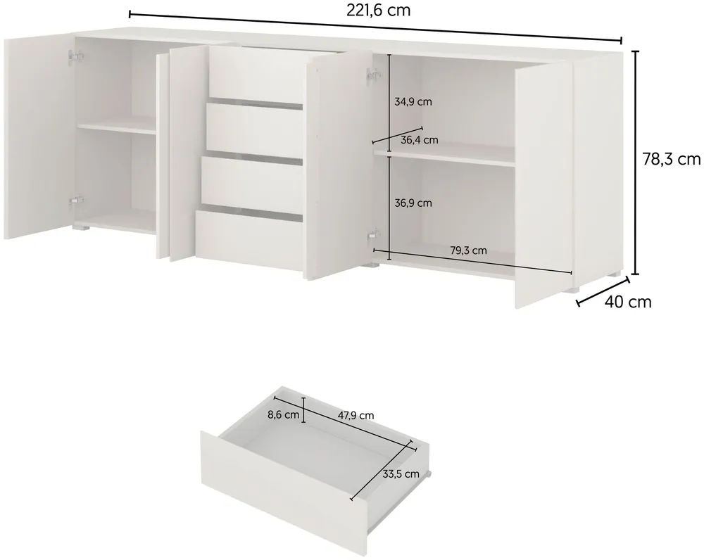 Komoda Asymetric