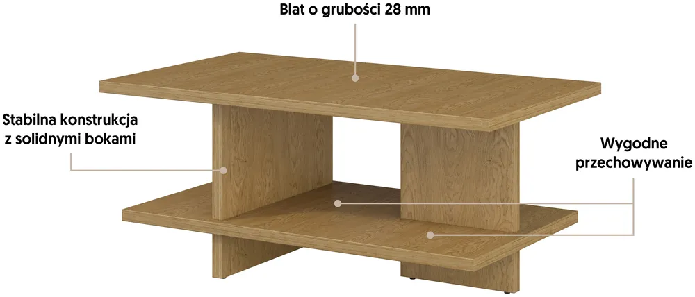 Odkladací stolík Eko