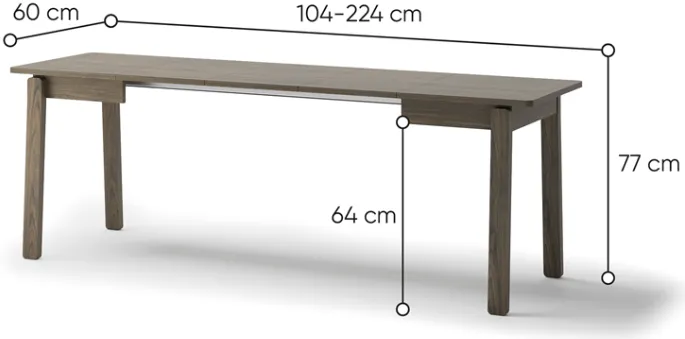 Rozkládací stůl 104-224 Plot