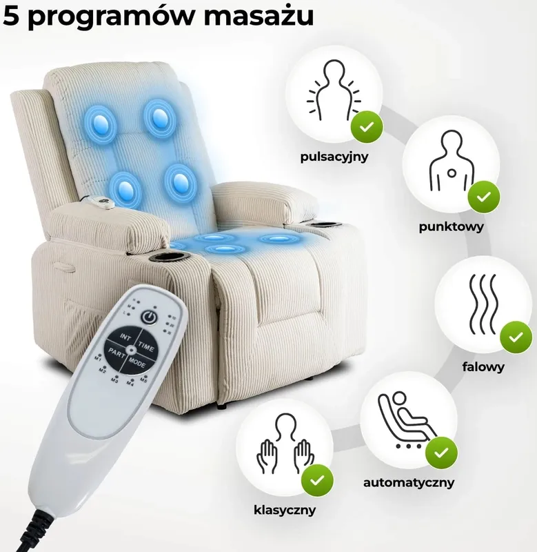 Fotel masujący Box
