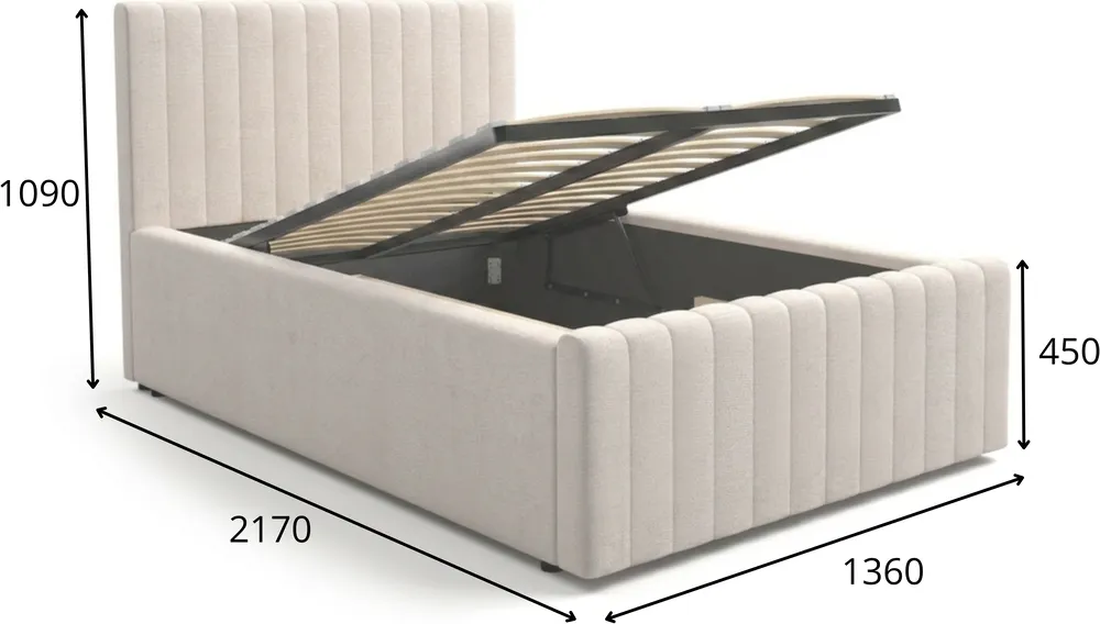 Postel Batina 120 s úložným prostorem