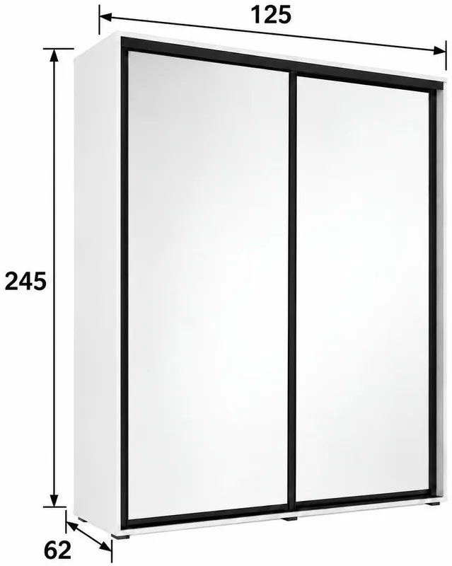 Szafa przesuwna A1 125x245