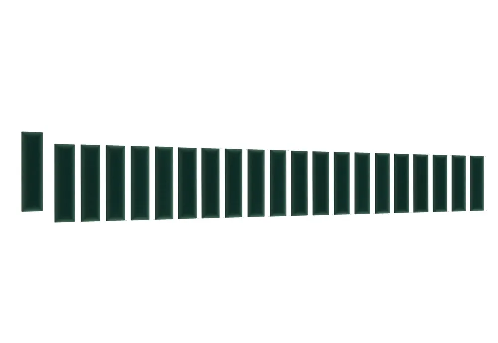 Sada čalouněných panelů Quadratta 210x90x60 cm