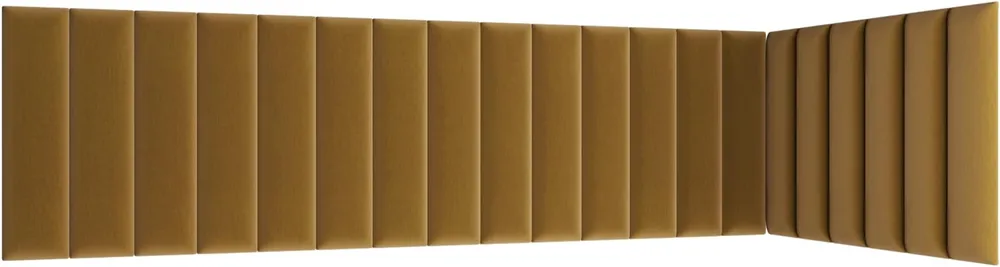 Sada čalouněných panelů Quadratta 210x90x60 cm