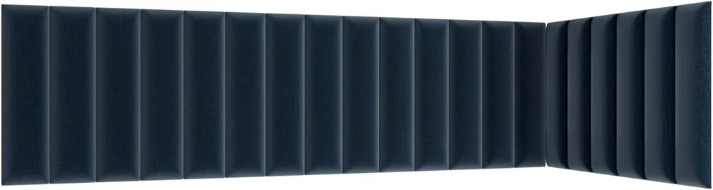 Sada čalouněných panelů Quadratta 210x90x60 cm