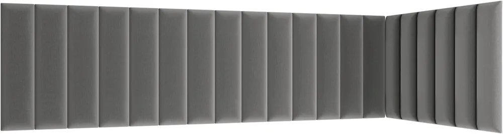 Sada čalouněných panelů Quadratta 210x90x60 cm