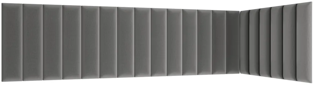 Zostava čalúnených panelov Quadratta 210x90x60 cm