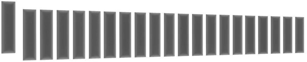 Zostava čalúnených panelov Quadratta 210x90x60 cm