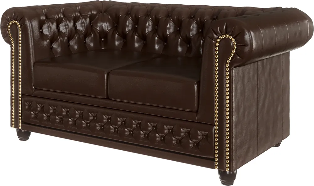 Zestaw Chesterfield York z sofą 2 i 3-osobową oraz fotelem
