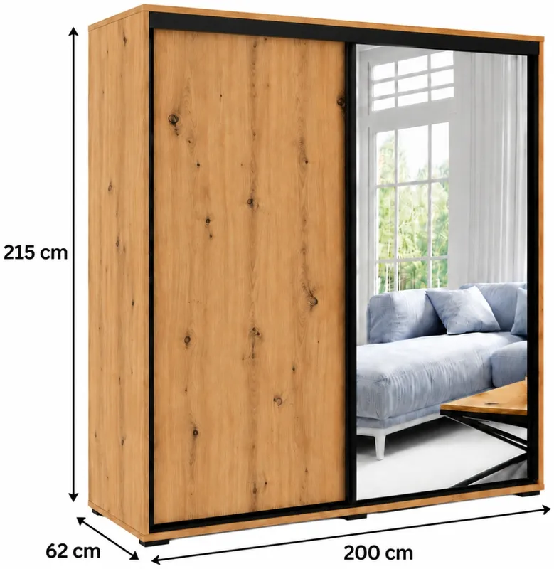 Szafa przesuwna A20 200x215