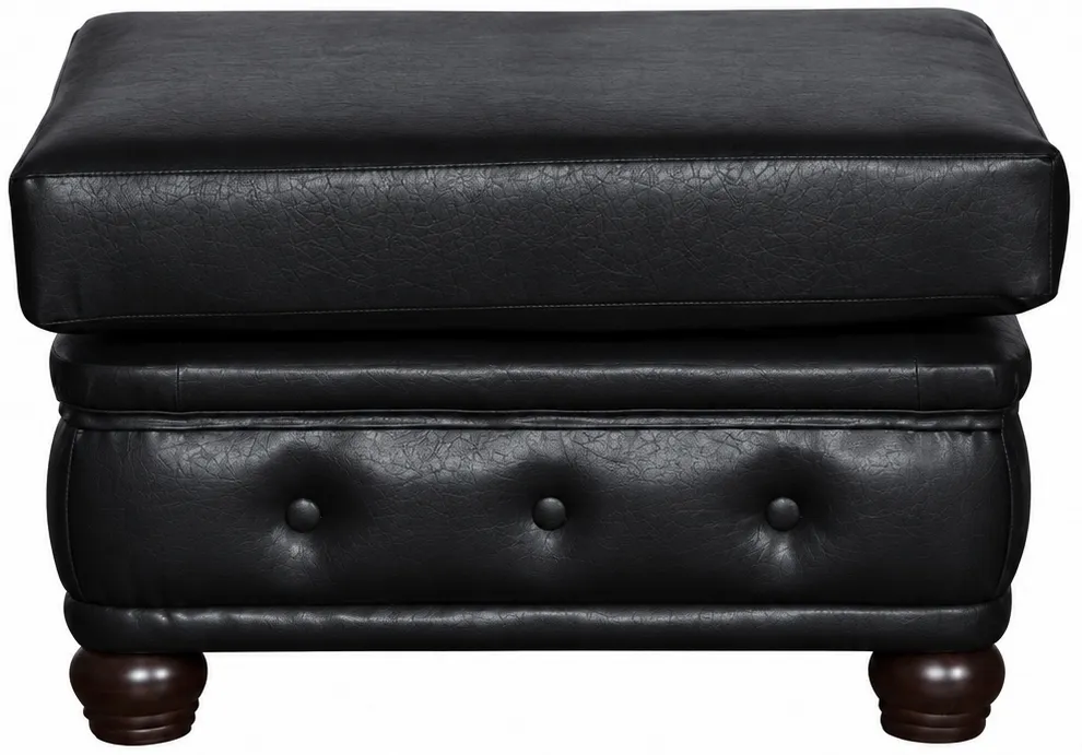 Taburet Chesterfield York 75x70 v látke Soft 11