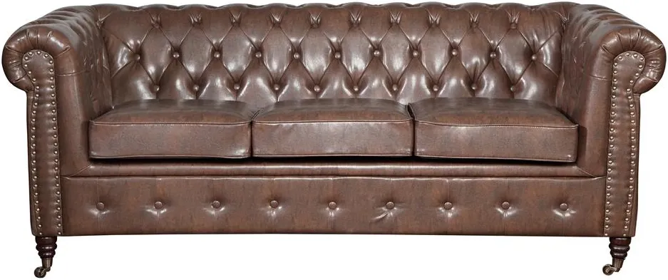 Sofa 3-osobowa Chesterfield Oxford z funkcją spania