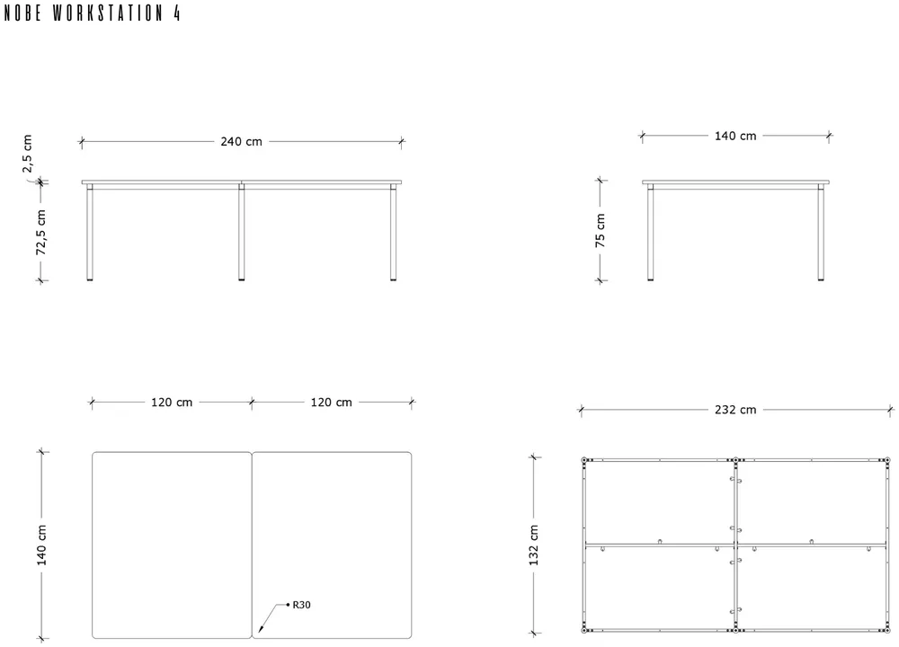 Biurko Nobe