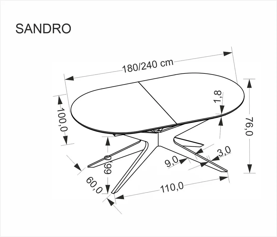 Stół Sandro 180