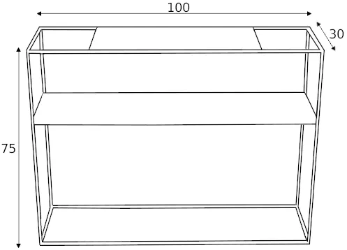 Odkládací stolek 100x30 cm Matrix