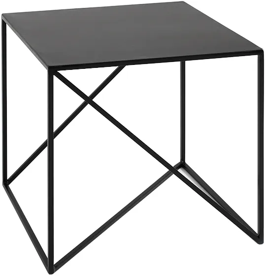 Konferenční stolek na kovových rámech 50x50 cm Memo Metal