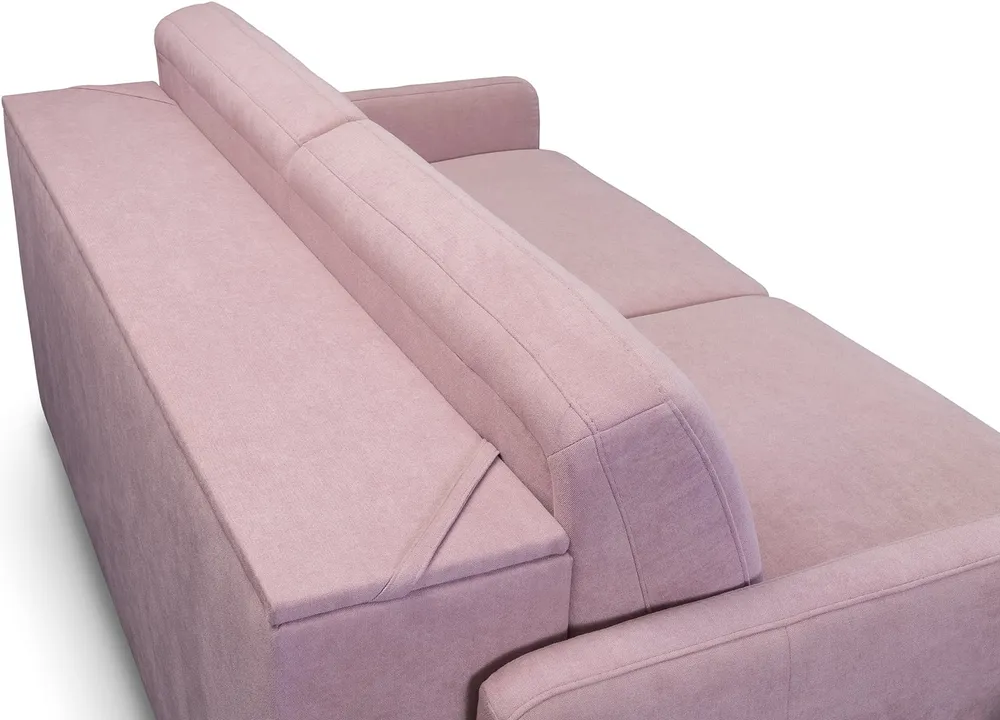 Sofa 2-osobowa Ema PRO z funkcją spania typu stelaż włoski i pojemnikiem