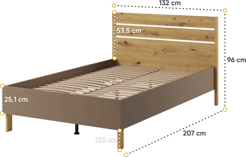 Postel Lenny 120 s roštem