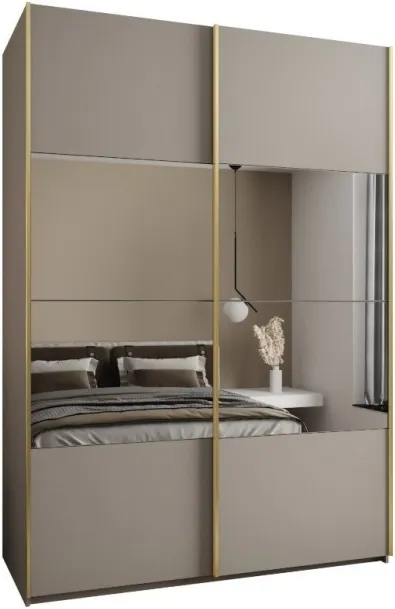 Posuvná skříň se zrcadlem Lux 4 180