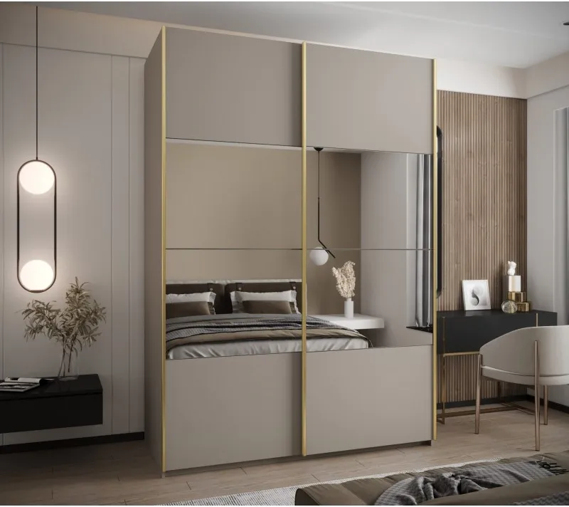 Posuvná skříň se zrcadlem Lux 4 180